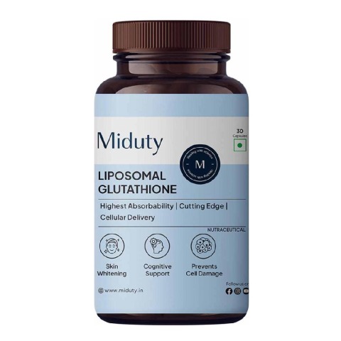1 - Miduty Liposomal Glutathione,  Unflavoured  30 capsules 
