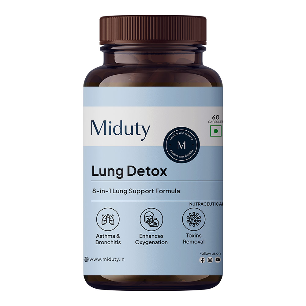 1 - Miduty Lung Detox,  60 capsules 