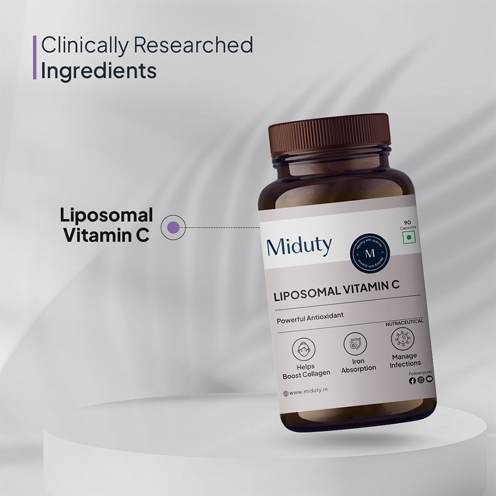 4 - Miduty Liposomal Vitamin C,  90 capsules  Unflavoured 