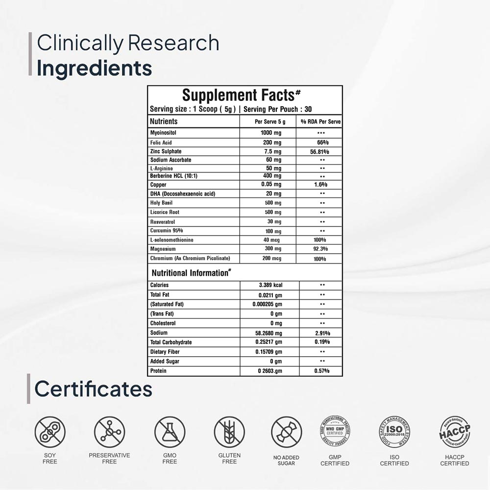 7 - Miduty PCOS,  150 g  Unflavoured 