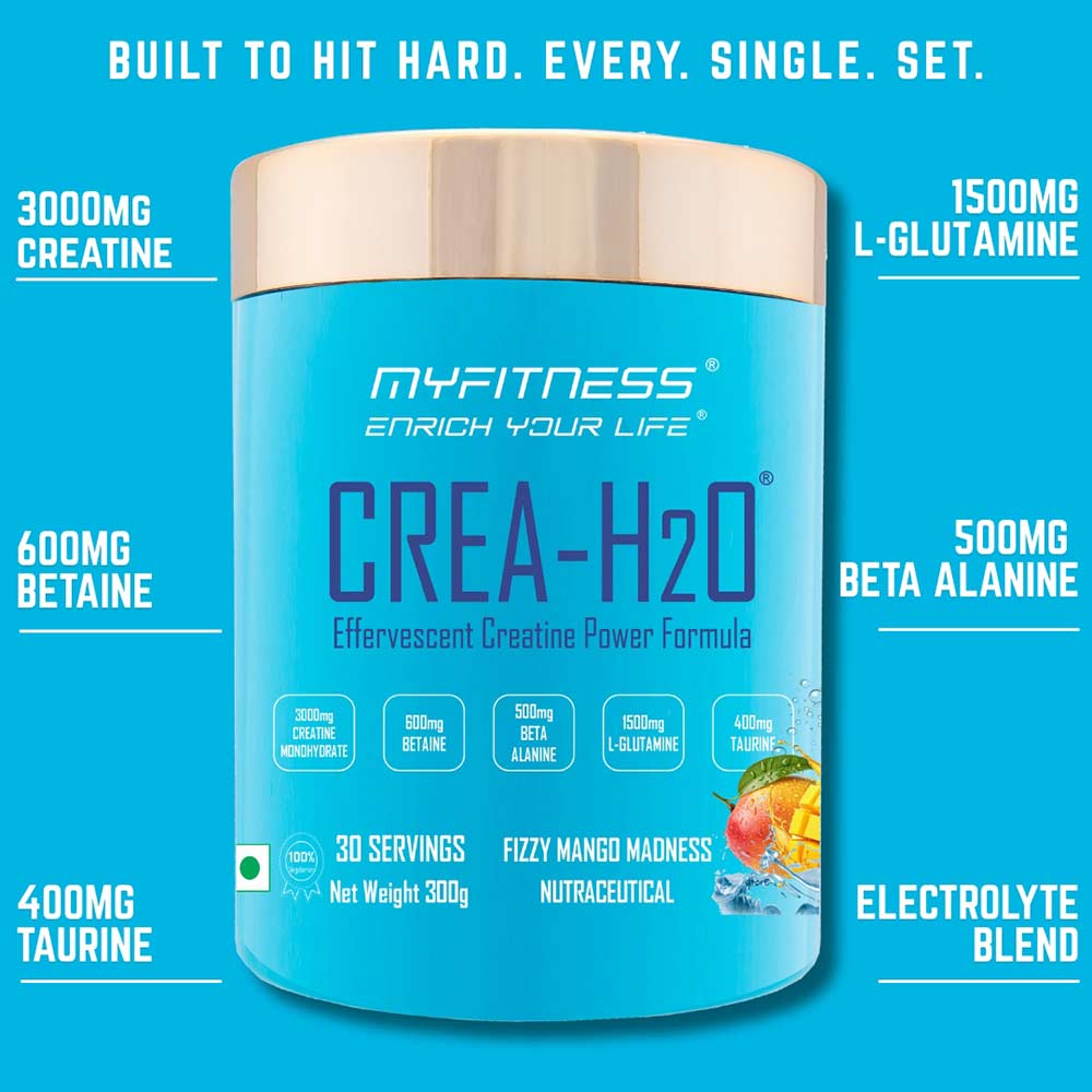 7 - Myfitness CREA-H2O,  Fizzy Blackberry  0.66 lb 