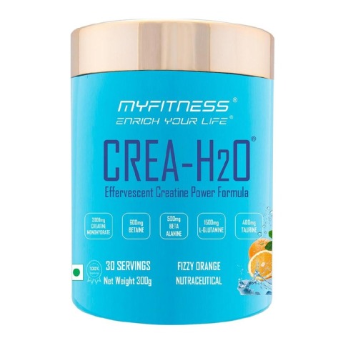 1 - Myfitness CREA-H2O,  Fizzy Orange  0.66 lb 