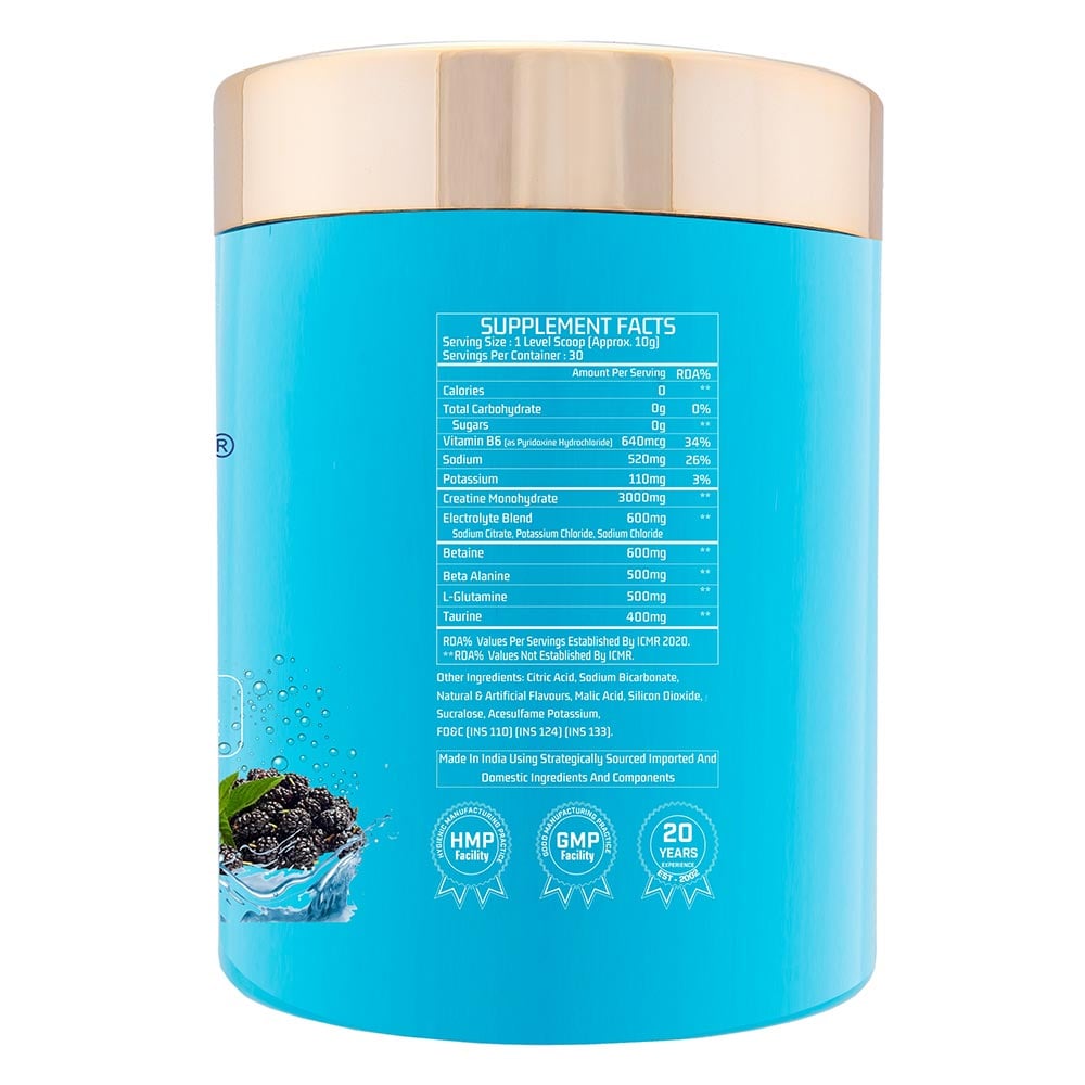 3 - Myfitness CREA-H2O,  Fizzy Blackberry  0.66 lb 