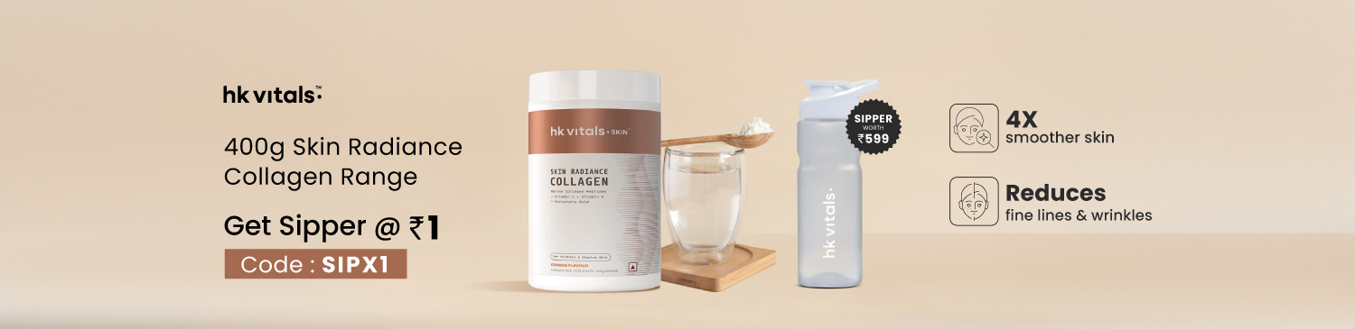 Buy Skin Radiance Collagen 400g Range | Get Sipper @ Rs. 1 | SIPX1