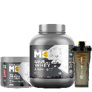 MuscleBlaze Biozyme Performance Whey 2 Kg Rich Chocolate and Creatine CreAMP 100g and Shaker Combo