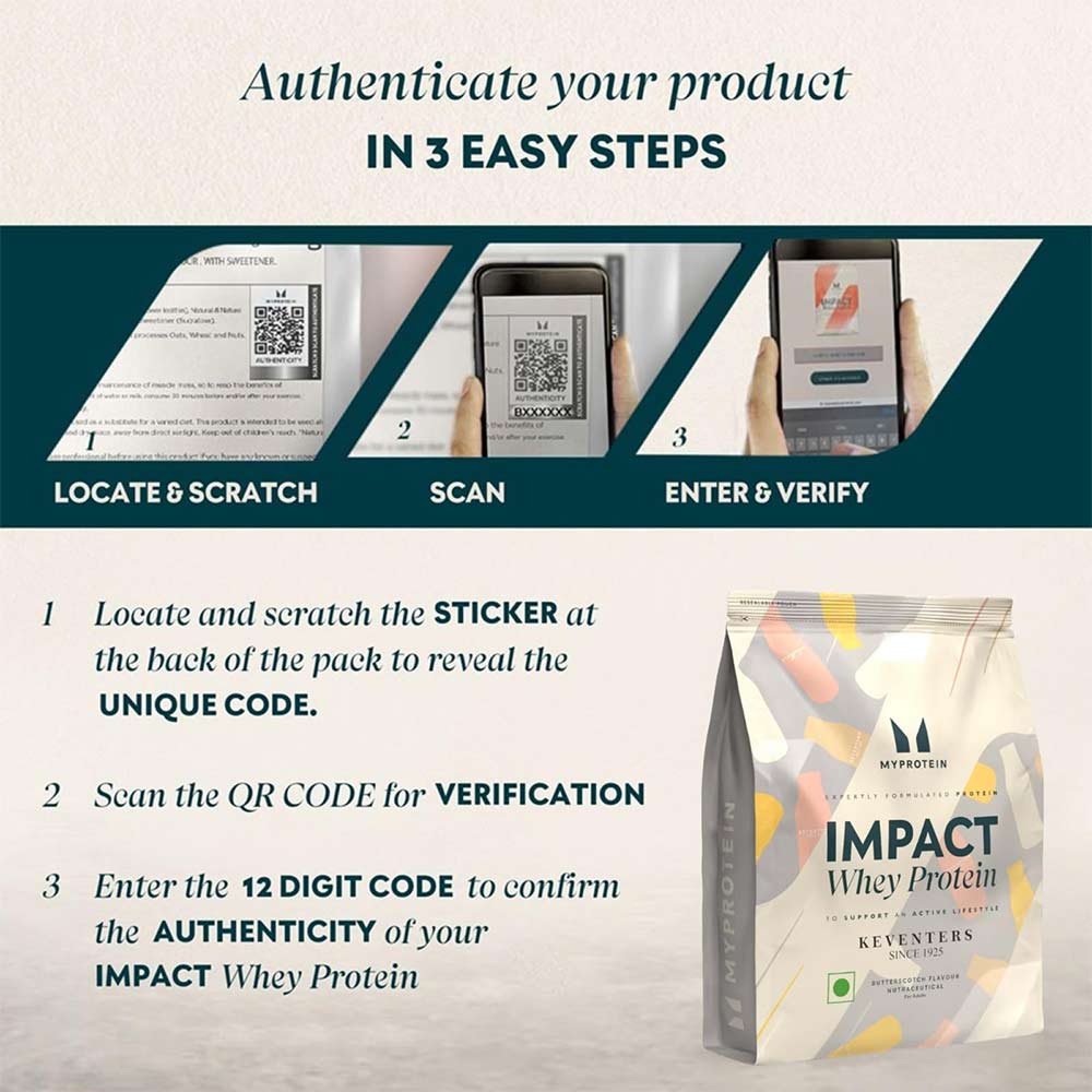 3 - Myprotein Impact Whey Protein,  2.2 lb  Keventers Butterscotch 