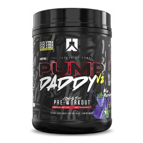 1 - Ryse Pump Daddy V2 Pre-Workout,  1.43 lb  Blue Raspberry 