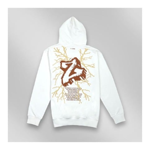 4 - MuscleBlaze Z Verse Oversized Solid Hoodie,  White  X-Small
