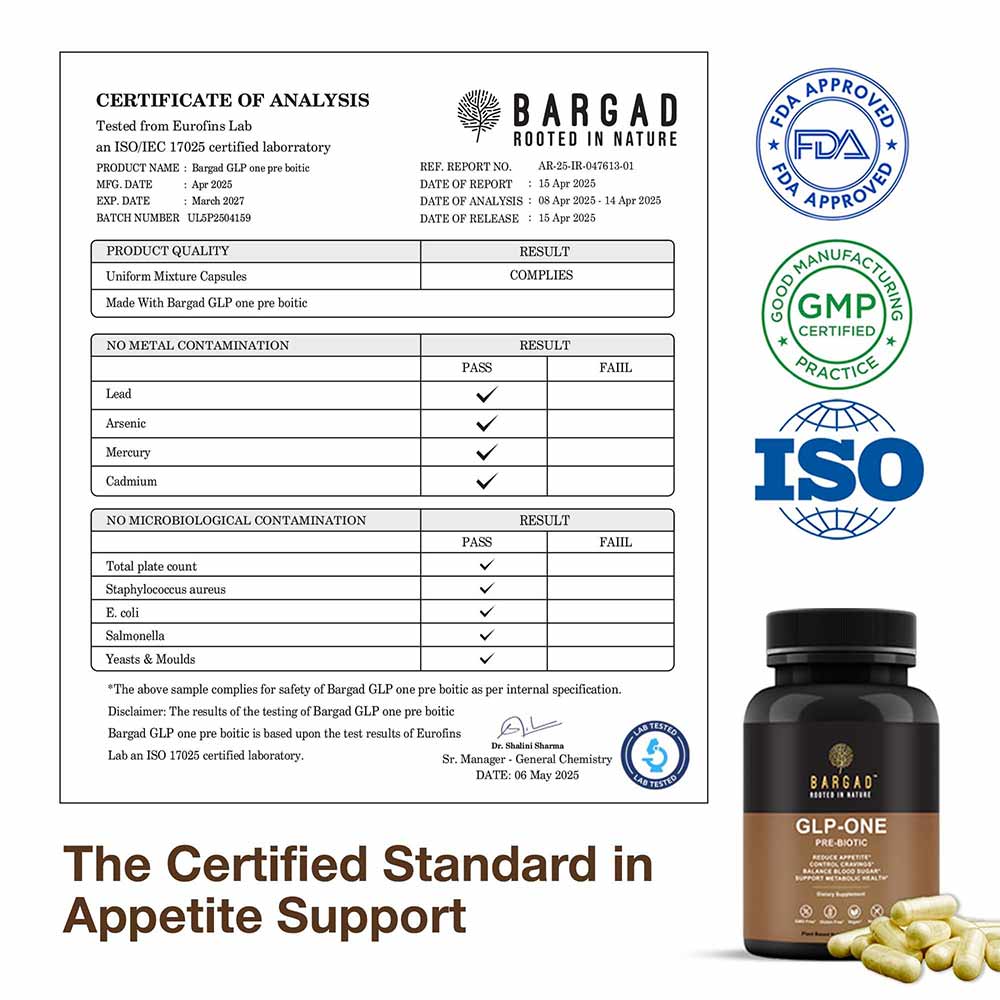 2 - Bargad 3-in-1 GLP-One,  60 capsules  Unflavoured 