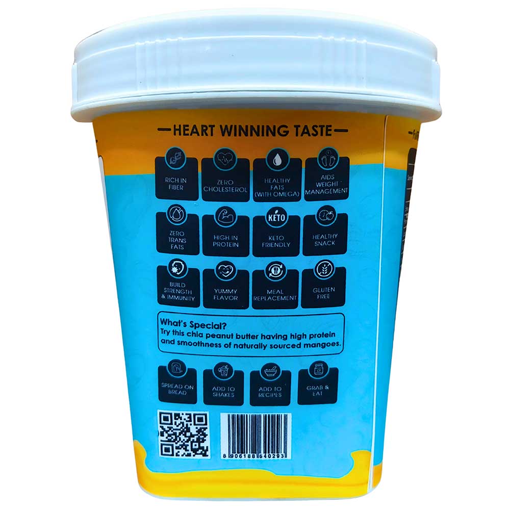 2 - Ketones Peanut Butter,  500 g  Mango Chia Crunch 