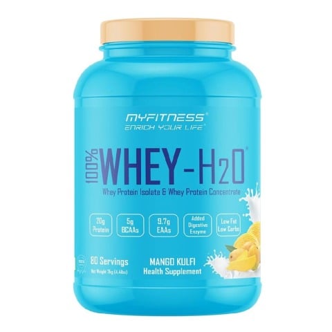1 - Myfitness 100% WHEY-H2O,  4.4 lb  Mango Kulfi 