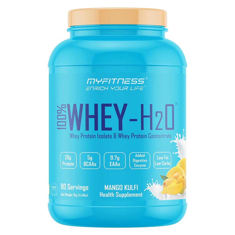 1 - Myfitness 100% WHEY-H2O,  4.4 lb  Mango Kulfi 