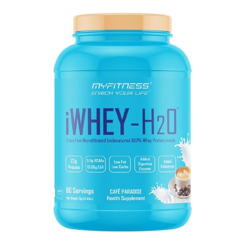 1 - Myfitness iWHEY- H2O,  4.4 lb  Cafe Paradise 