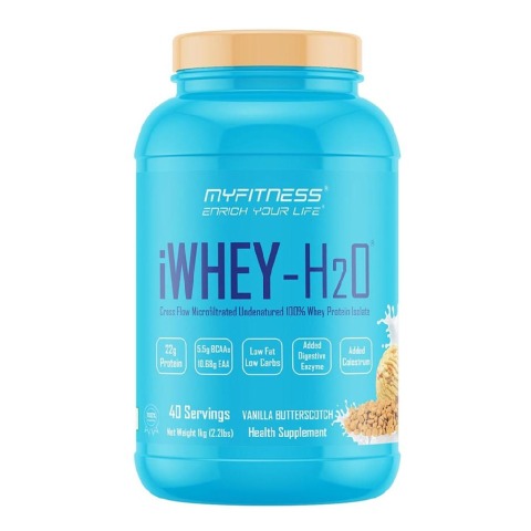 1 - Myfitness iWHEY- H2O,  2.2 lb  Vanilla Butterscotch 