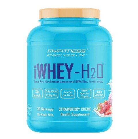 1 - Myfitness iWHEY- H2O,  1.1 lb  Strawberry Creme 