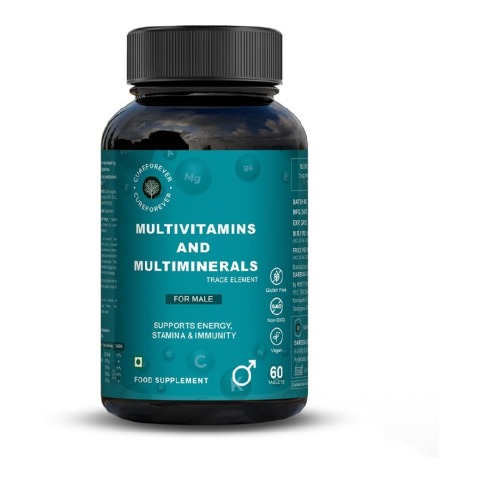 1 - CUREFOREVER Multivitamins and Multiminerals for Men,  60 tablet(s)  Unflavoured 