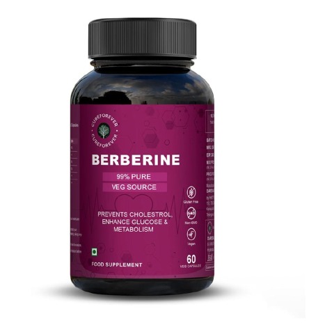 1 - CUREFOREVER Berberine 1000mg,  60 veggie capsule(s) 