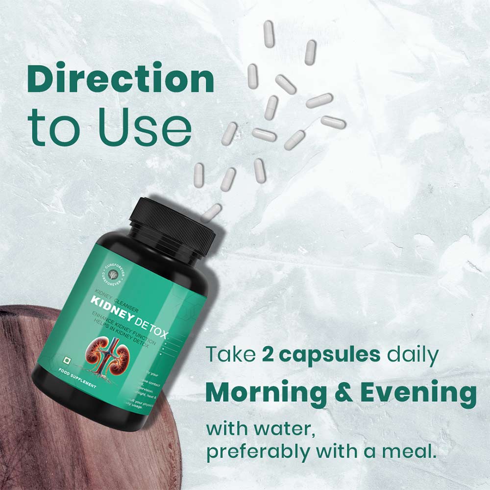 6 - CUREFOREVER Kidney Detox,  30 veggie capsule(s) 