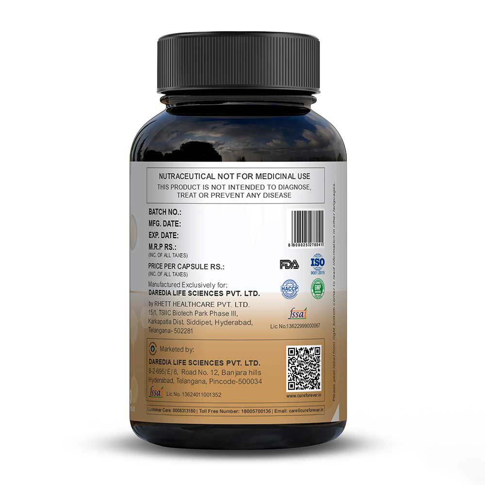 2 - CUREFOREVER Trans-Resveratrol 98% 250mg,  30 veggie capsule(s) 