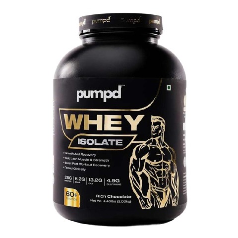 1 - Pumpd Whey Isolate,  4.4 lb  Rich Chocolate 