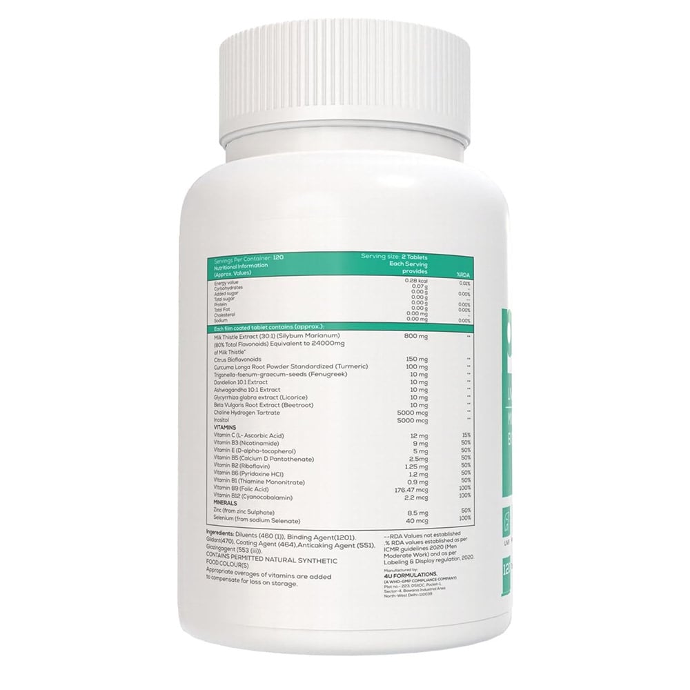 2 - Pumpd Milk Thistle Extract 800 mg,  120 tablet(s) 