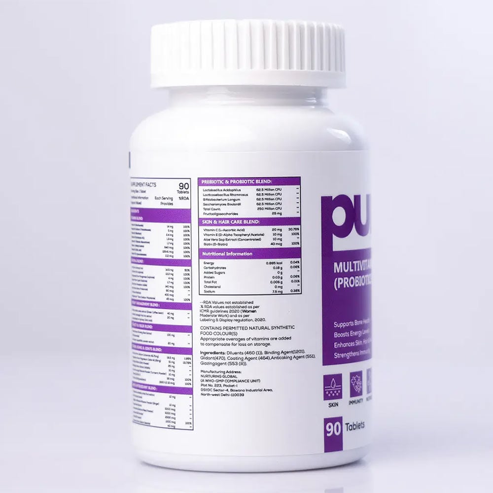 3 - Pumpd Multivitamins Women,  90 tablet(s)  Unflavoured 