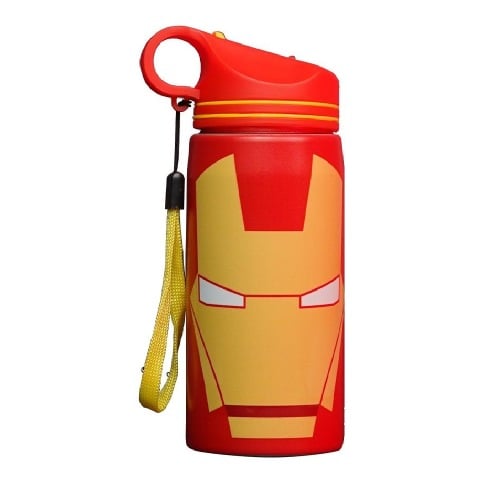3 - Gritzo Ironman Sipper,  Red  500 ml 
