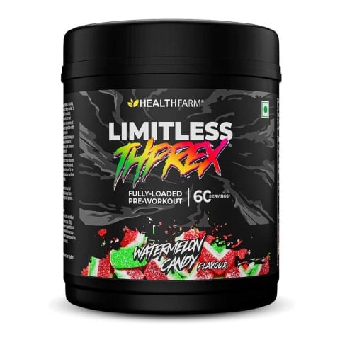 3 - Healthfarm Limitless Thprex Pre-Workout,  1.3 lb  Watermelon Candy 