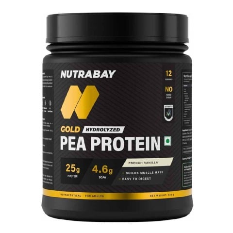 1 - Nutrabay Gold Pea Protein,  1.1 lb  French Vanilla 