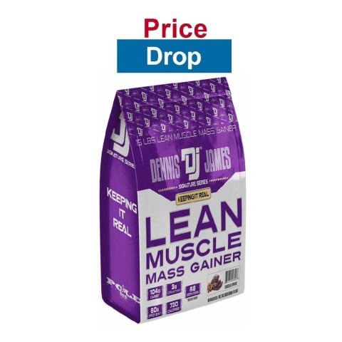 Dennis James Signature Series Lean Muscle Mass Gainer,  15 lb  Chocolate 