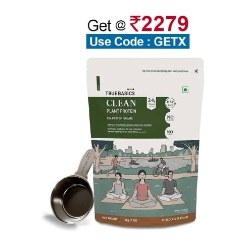 TrueBasics Clean Plant Protein,  2.2 lb  Chocolate 