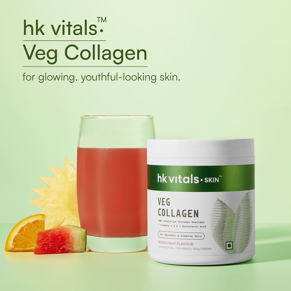 1 - HealthKart HK Vitals Skin Radiance Collagen,  200 g  Veg - Mixed Fruit