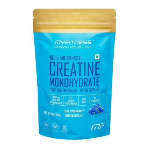 1 - Myfitness 100% Micronised Creatine Monohydrate, Blue Raspberry 0.26 lb