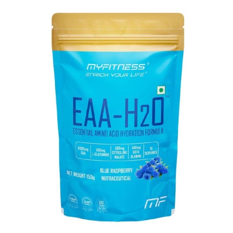 1 - Myfitness EAA-H2O,  Blue Raspberry  0.33 lb  15 Servings 