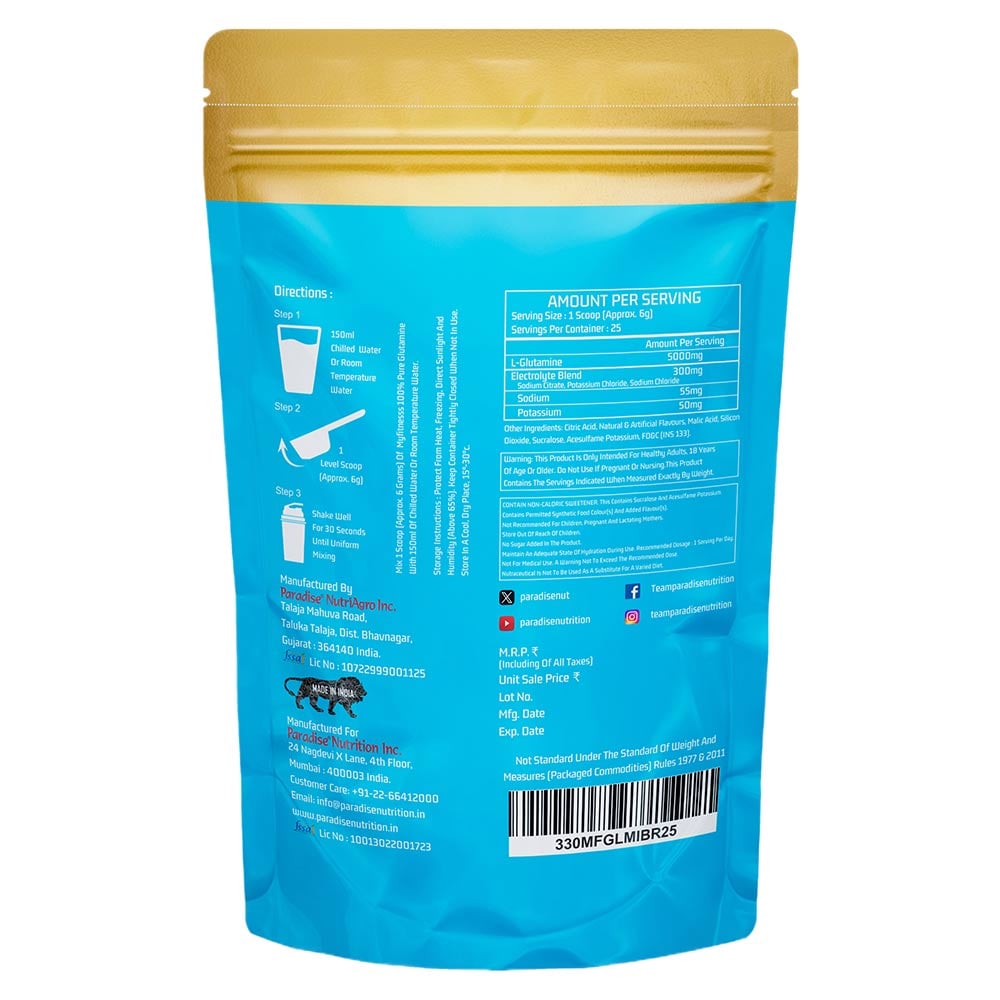 2 - Myfitness 100% Pure Glutamine,  0.33 lb  Blue Raspberry 