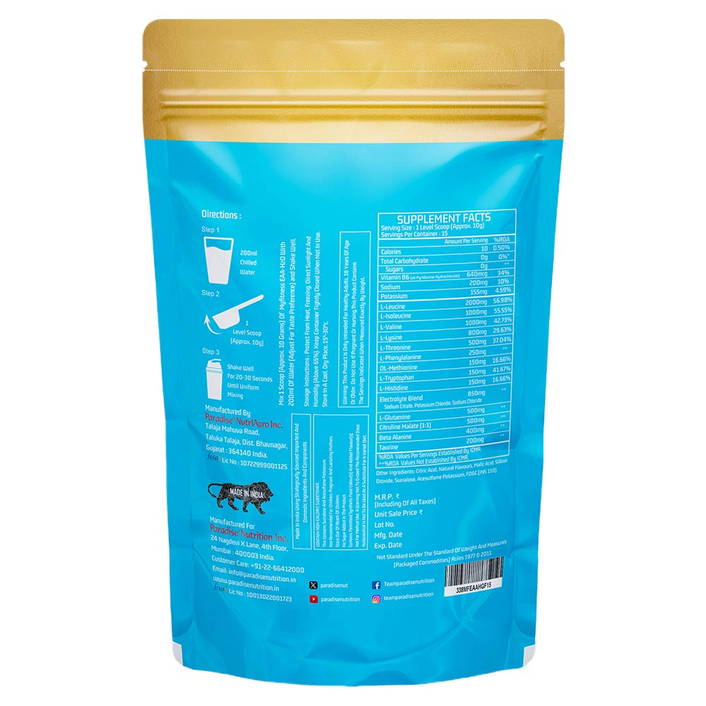 2 - Myfitness EAA-H2O,  Grapefruit  0.33 lb  15 Servings 