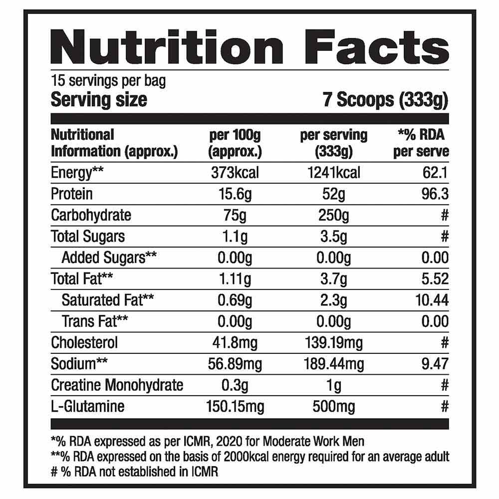 3 - Labrada Muscle Mass Gainer,  11 lb  Vanilla 