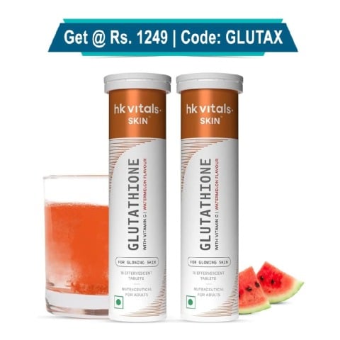 HealthKart HK Vitals Glutathione Effervescent, Watermelon 30 tablet(s)