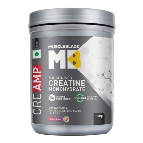 2 - MuscleBlaze Creatine Monohydrate CreAMP,  Candy Rush  0.61 lb 