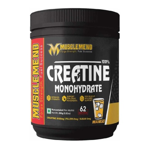 1 - Musclemend 100% Creatine Monohydrate,  Mango  0.55 lb 