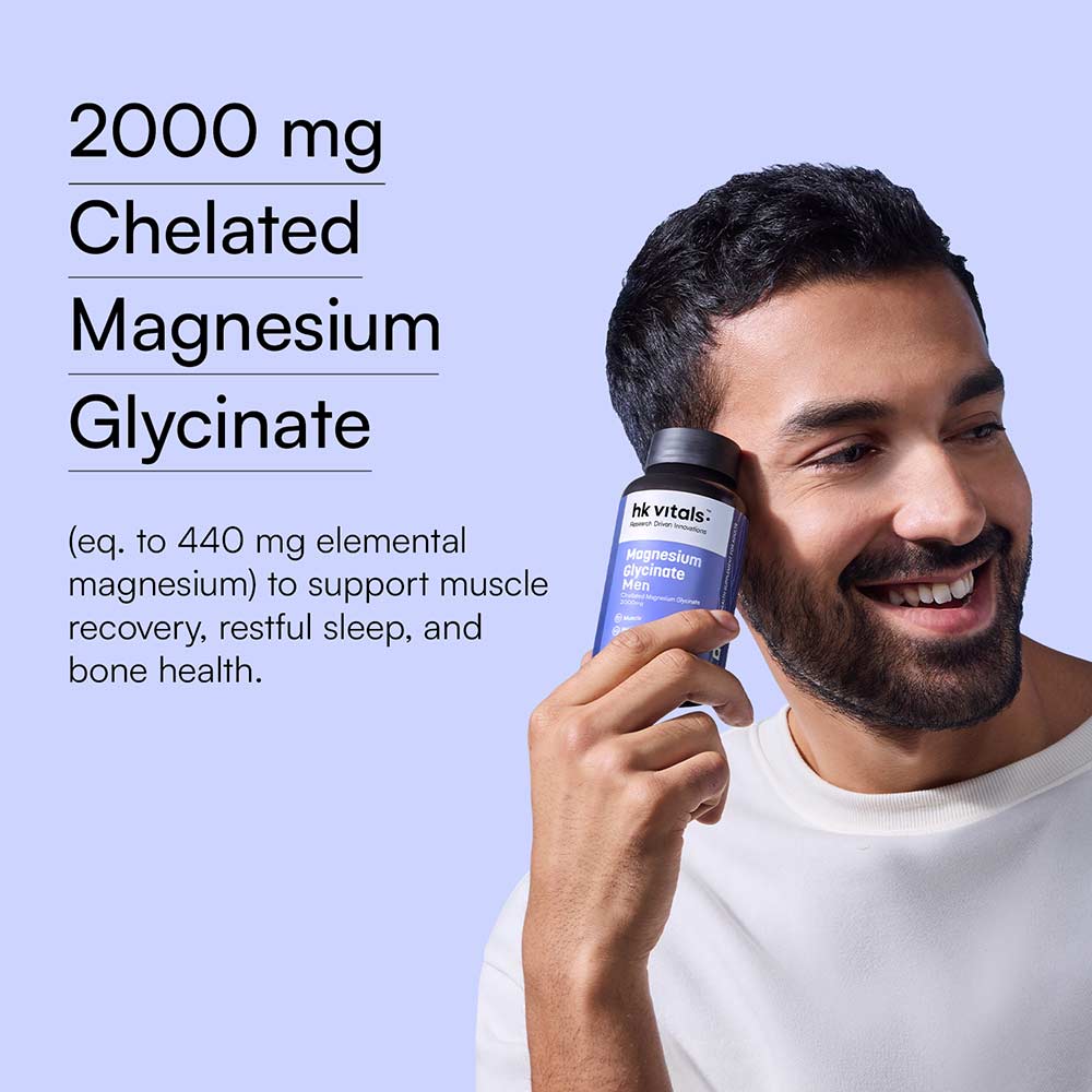 4 - HK Vitals Magnesium Glycinate, Men 120 tablet(s)