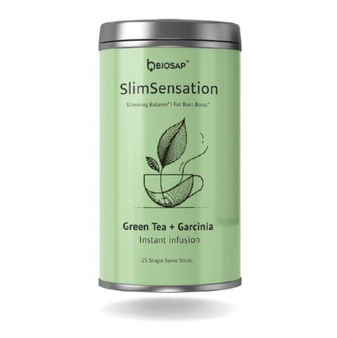 1 - BIOSAP Slimsensation,  Green Tea + Garcinia  25 Stick(s) 