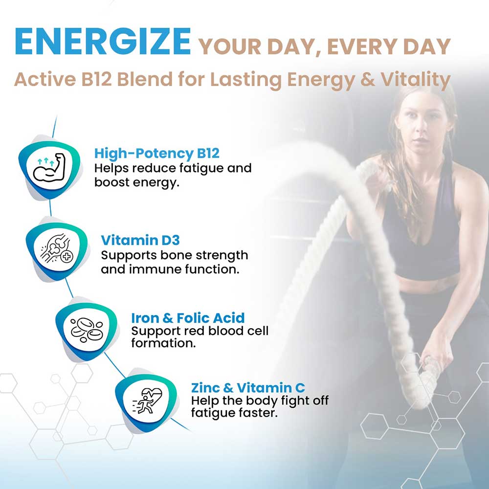 2 - Vaamveda Vitamin B12,  60 tablet(s)  Methylcobalamin Methyl Supplements (Pack of 2) 