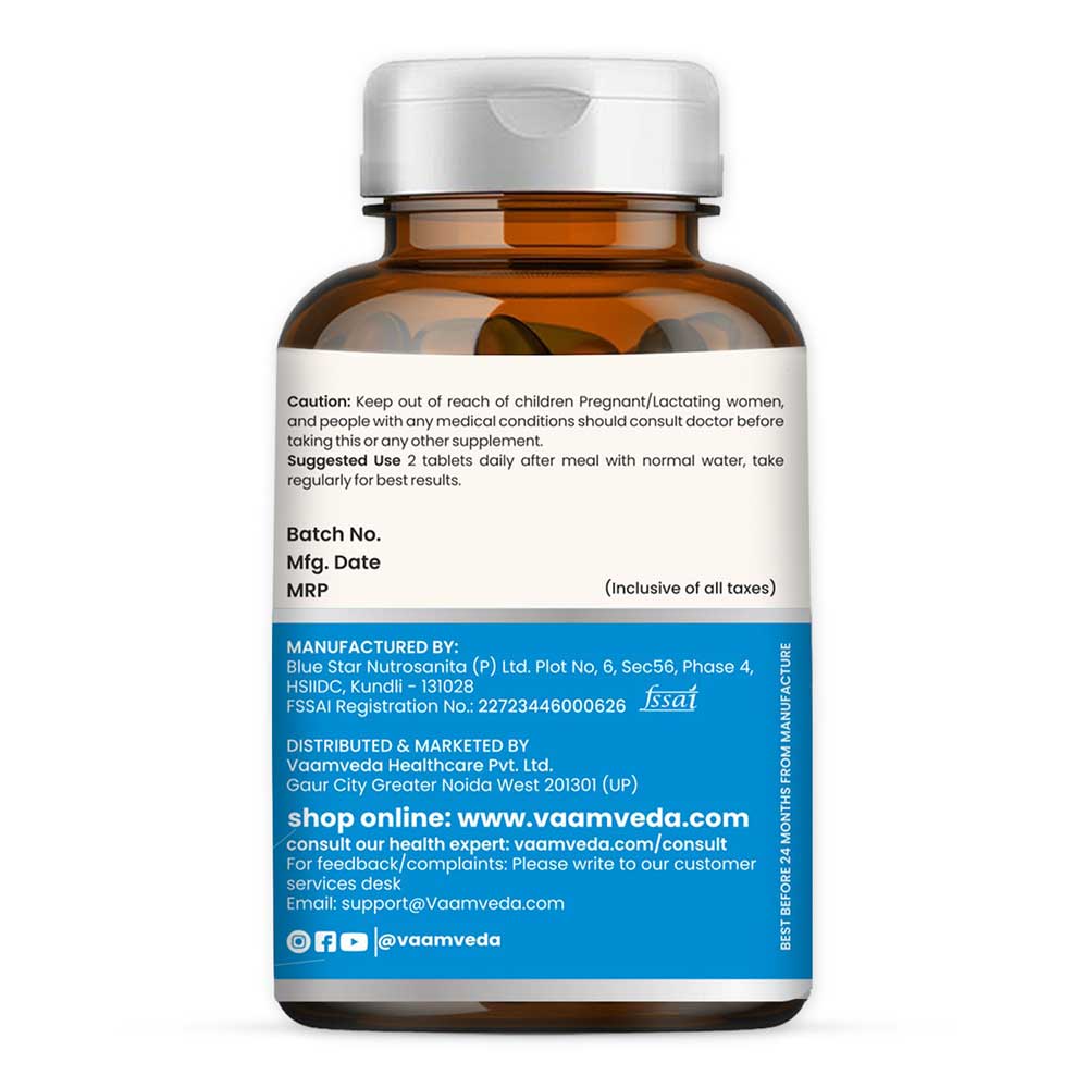 7 - Vaamveda Vitamin B12,  60 tablet(s)  Methylcobalamin Methyl Supplements (Pack of 2) 