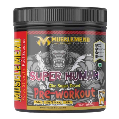 1 - Musclemend The Super Dosed Pre-Workout,  0.19 lb  Orange 