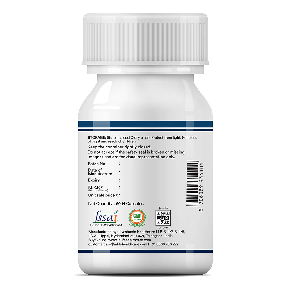 9 - INLIFE High Strength B-Complex,  60 veggie capsule(s)  Unflavoured 