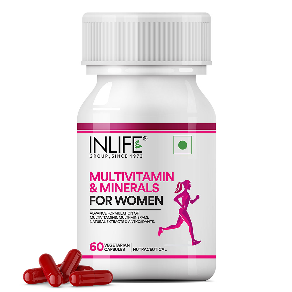 1 - INLIFE Multivitamins & Minerals Women,  60 capsules  Unflavoured 