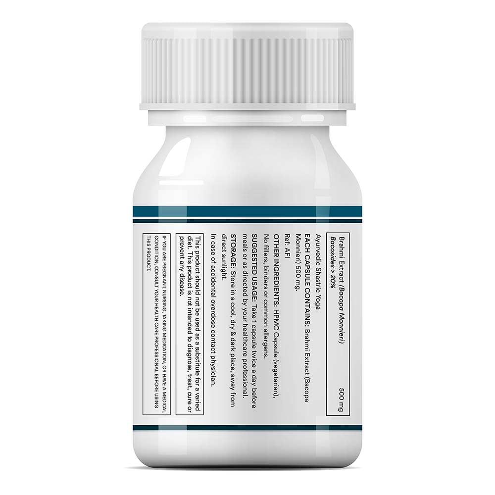 4 - INLIFE Brahmi Extract,  60 capsules 