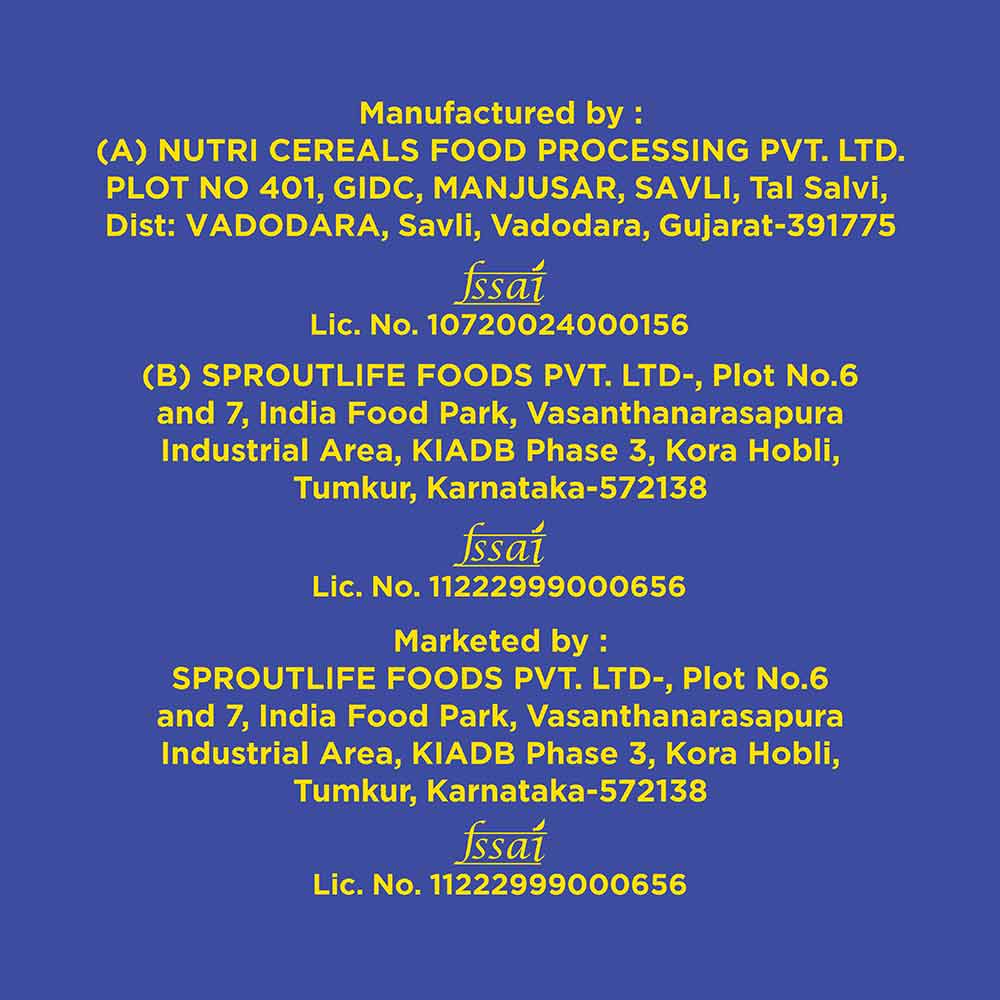 Yogabar Instant Oats+,  1 kg  Unflavoured (Pack of 2) 