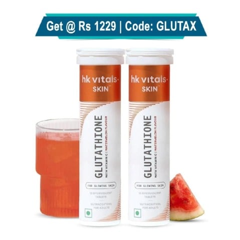 HealthKart HK Vitals Glutathione Effervescent, Watermelon 30 tablet(s)